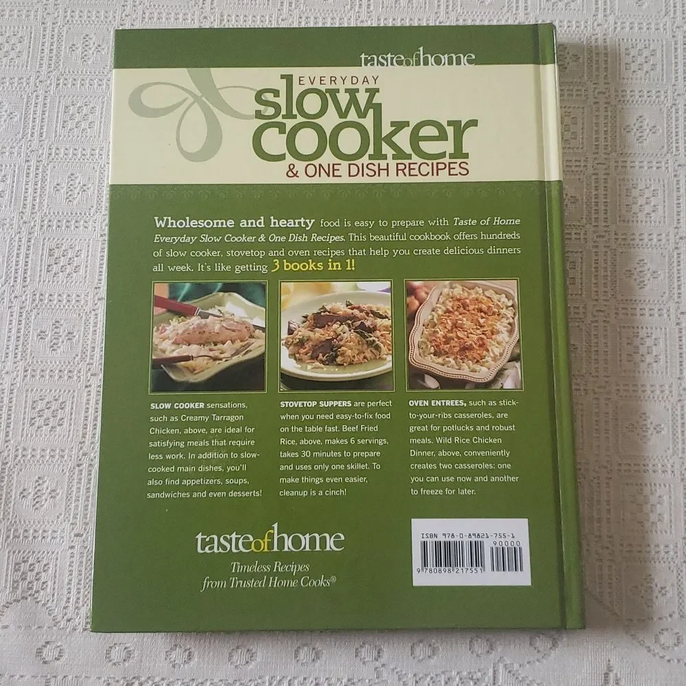 Taste of Home Everyday Slow Cooker & One Dish Recipes - Hard Cover (2009)